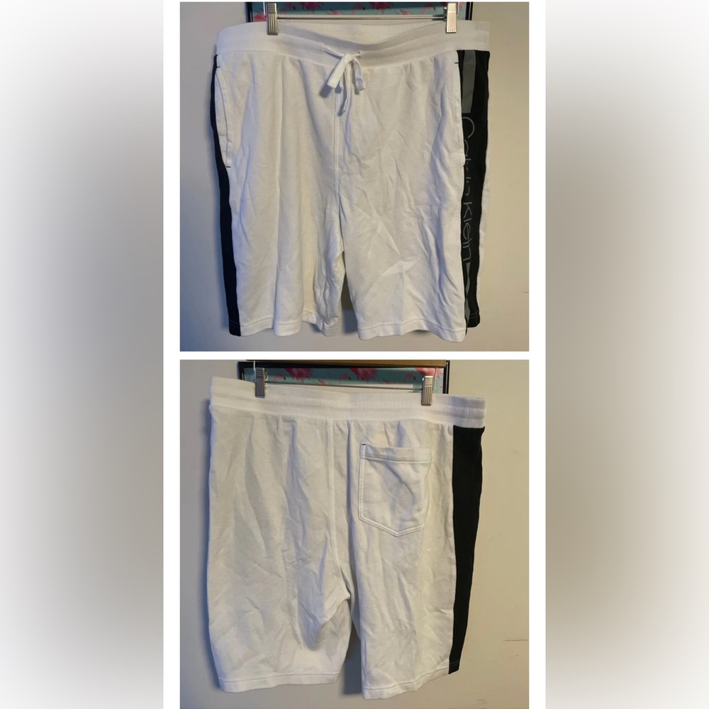 Calvin Klein White lounge shorts XL